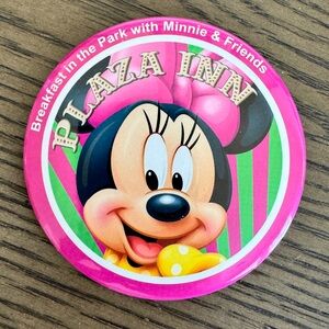 Disneyland Plaza Inn Breakfast in the Park with Minnie and Friends Pin/B…